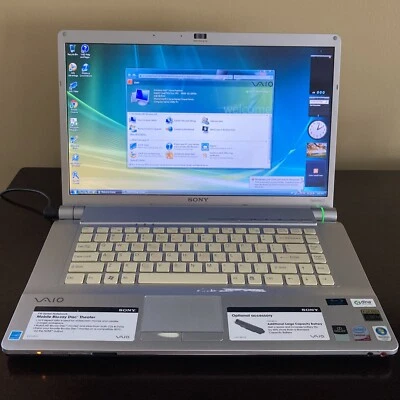 $159.99 • Buy Sony Vaio VGN-FW270J Laptop Core 2 Duo P8400 4GB 320GB Vista *PLEASE READ*