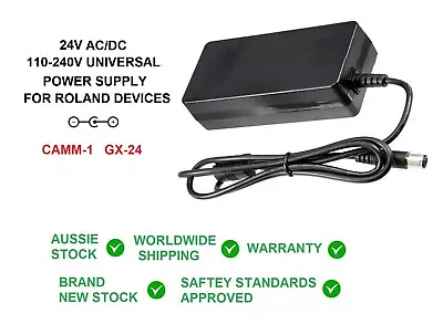 24v Power Supply For ROLAND CAMM-1 GS/GX-24 Vinyl Cutter PSB AC/DC 110-240 Volt • $58.95