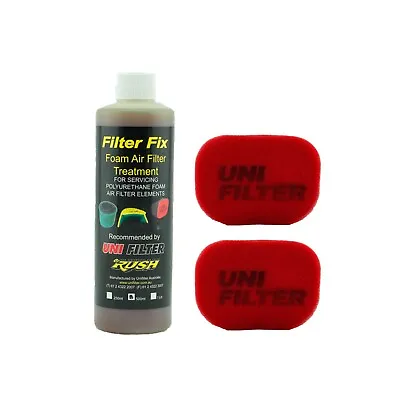 2 X UNIFILTER Safari Snorkel Ram Head (150Wx100H) Cover Pre Cleaner & Filter Oil • $72.80