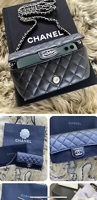 $2600 • Buy Chanel Mini Clutch With Chain Sunglasses Case/Crossbody Micro Bag
