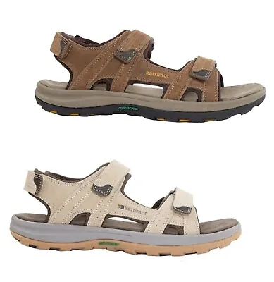 Mens Karrimor Outdoor Stylish Antibes Leather Walking Sandals Sizes From 6 To 13 • £52.99