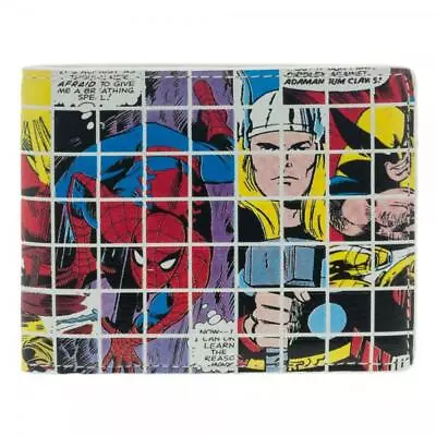 Marvel Square Collage Bifold Wallet • $14.39