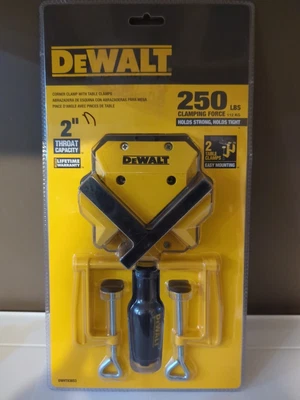 $28.99 • Buy Dewalt 90 Degree Right Angle Corner Clamp Wood Woodworking Tool 2 Table Clamps