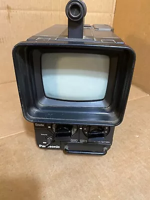 Vtg Panasonic Solid State Portable Television TV TR-555A 5  Screen AS IS • $49