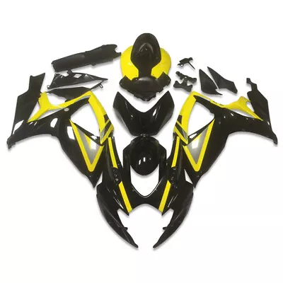 SM Injection Mold Black Fairing Fit For  2006 2007 GSXR 600 750 A038 • $389.99