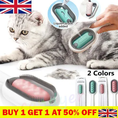 Dog Brush With Water Tank Cat Brush Pet Cleaning Hair Removal Massage Care Comb/ • £5.99