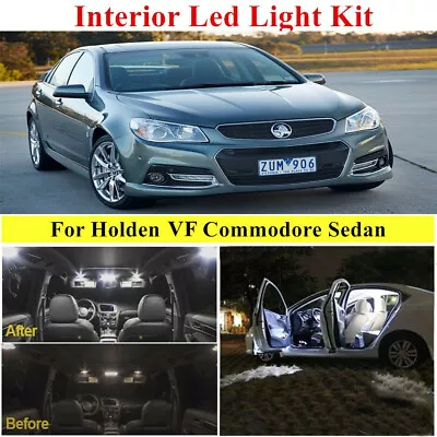 5PCS LED Interior Light Map Dome Trunk Kit For Holden VF Commodore White • $8.99