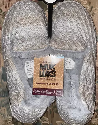 Muk Luk Chiara Womens Slippers Fairy Dust Large 9-10 NWOB • $19.99