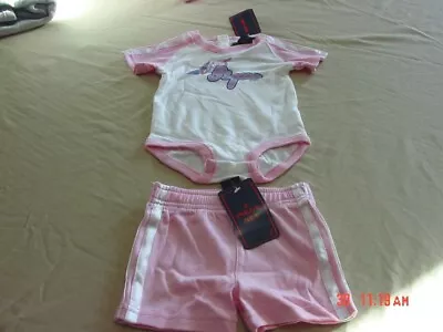 NWT Infant Girls Detroit Tigers Creeper Shorts Set • $7