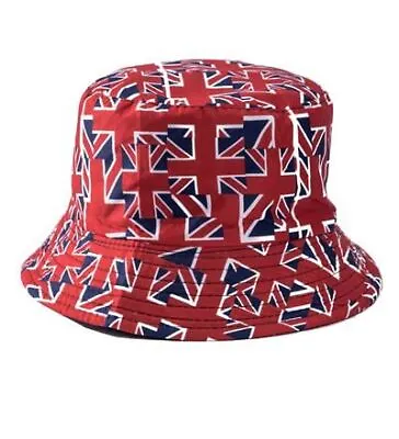 🔥 Adult Festival Bucket Hat Colourful Plain Patterned Summer Sun Hats Weed UK🔥 • £9.98