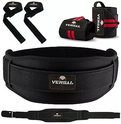 £4.99 • Buy Weight Lifting Belt Strap Neoprene Gym Fitness Wrist Support Double Brace Wraps