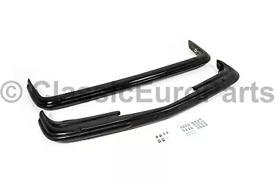 Euro Chrome Shadowline Front Rear Bumper Set For Mercedes W123 C123 200 280 300 • $1499