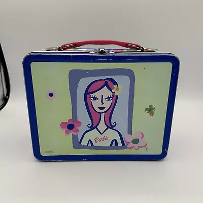 Barbie Thermos 1999 Metal Lunch Box Missing Thermos • $6.99