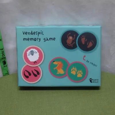 VENDESPIL MEMORY GAME Kids Llamas & Alligators Import Denmark Tracks Toy • $25