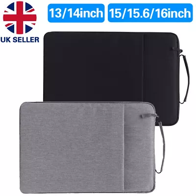 Laptop Case Sleeve Bag For 13 14 16  Macbook Lenovo Microsoft Hp Dell Cover UK~ • £3.53