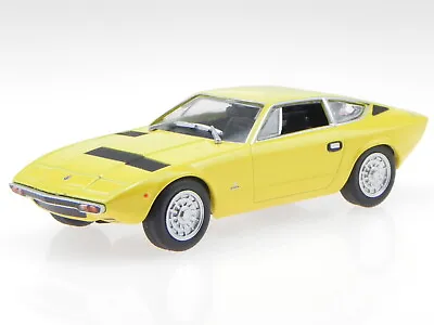 Maserati Khamsin 1973 Yellow Diecast Modelcar In Vitrine 1:43 • $31.90