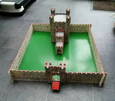 £113 • Buy 1960s Wooden Castle/Fort Model Set