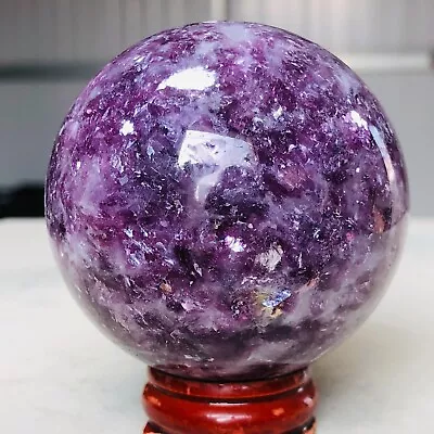 262g Natural Purple Mica Quartz Crystal Sphere Reiki Mineral Healing K897 • $0.64