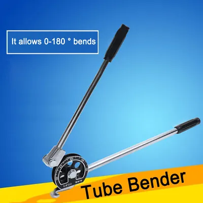 5/8  Tubing Bender Manual Pipe Tube Bender Capacity 0-180 Degree Pipe Bending Us • $40