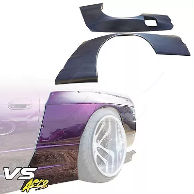 VSaero FRP TKYO V3 Wide Body Fenders (rear) 110mm S13 2dr Coupe For Silvia Niss • $489