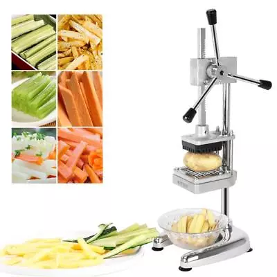 Commercial Vegetable Chopper French Fry Cutter 3 Blades Fruit Potato Cutter • $79.99