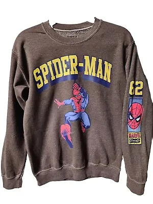 Marvel Comic Group 62 Sweatshirt Mens S Spider-Man Comic Book Spiderman Small • $22.75