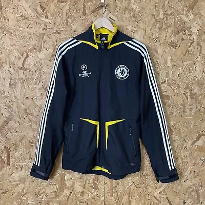 2006-08 Chelsea Adidas CL Track Jacket Mens Size Small S Vintage Football UEFA • £37.99