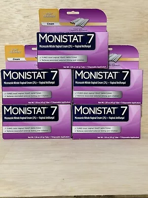 Lot Of 5-MONISTAT Miconazole Vaginal Moisturizer - 1.59 Oz • $52.95