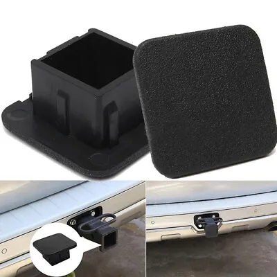 $5.87 • Buy Rubber Cars Kittings 1-1/4  Black Trailer Hitch Receiver Cover Caps Plug Part