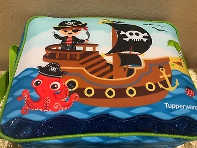   New Tupperware Beautiful Pirate Design Lunch Bag Or Every Day Luggage • $25