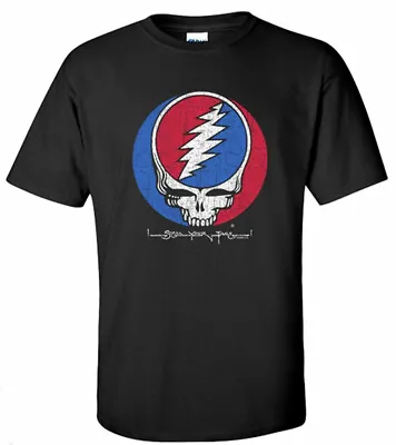 Grateful Dead T-Shirt Steal Your Face Black Tee • $20.72
