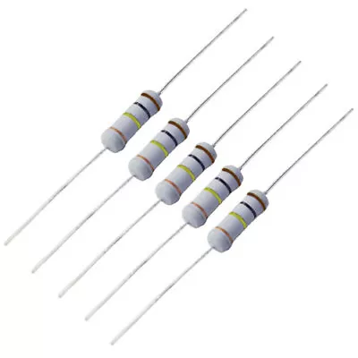 5 Pack - 2 Watt 5% Metal Oxide Power Resistors 100k Ohm • $6.99