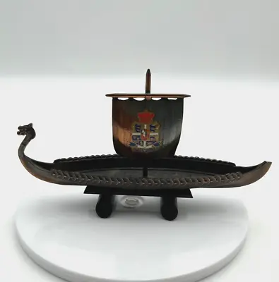 Vintage Viking Dragon Longboat Ship Kobenhavn Figurine • $25.95