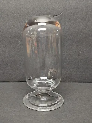 Medium Size Antique Apothecary Blown Glass Inverted Globe Specimen Jar BIM 5  • $50