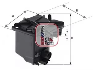 £29.49 • Buy Fuel Filter For CITROËN FIAT FORD MAZDA MINI PEUGEOT SANTANA SUZUKI VOLVO:3,C2