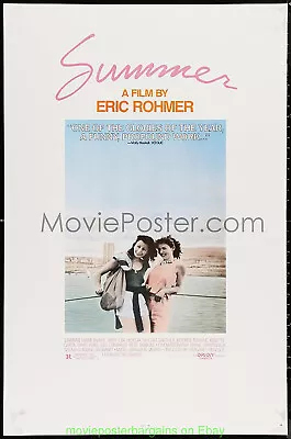 CHLOE IN THE AFTERNOON MOVIE POSTER Original 27x41 One Sheet 1986 ERIC ROHMER • $40