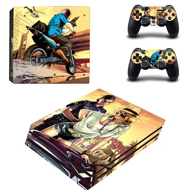 $20.45 • Buy NEW - GTA Grand Theft Auto Sticker For PS4 Pro Vinyl Decal Cover Skin AUS