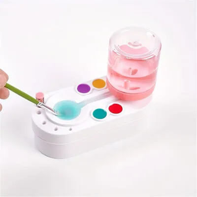 Brush Washer Brush Rinser Calligraphy Water-Based Paint Brush Cleaner Tools Uk • £13.10