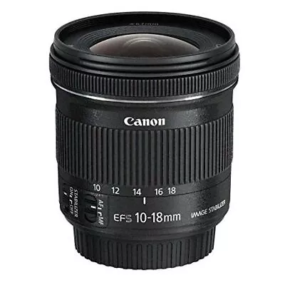 Canon Super Wide-angle Zoom Lens 9519B005AA EF-S10-18mm F4.5-5.6 IS STM APS-C • $467.14