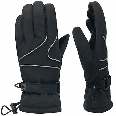 £8.99 • Buy Lakeland Active Mens Thermal Insulated Fleece Lined Winter Ski Gloves Warm Black