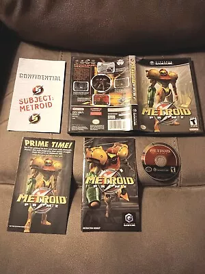 Metroid Prime Nintendo Gamecube 2002 Complete With Manual And Inserts Tested • $24.95