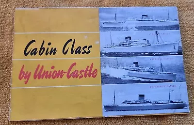 1953 Union Castle Cabin Class Brochure • £29.99