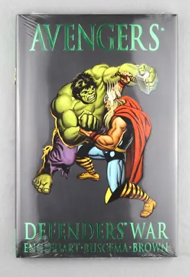 Avengers Defenders War Foil Hardcover Marvel Premiere Brand New SEALED OOP HC • $18.95