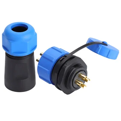 IP68 SP21 4Pin Waterproof Plastic Aviation Plug Socket Connector (4Pin) • $10.87