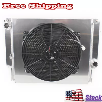 2Row Radiator+Shroud+Fan For 1992-1999 BMW 3-Series 325i 328i M3 323i E36 • $165