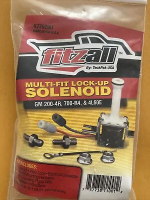 Fitzall K77929U Multi-Fit Lock-Up Solenoid Kit  GM 200-4R 700-R4 4L60E • $24.99