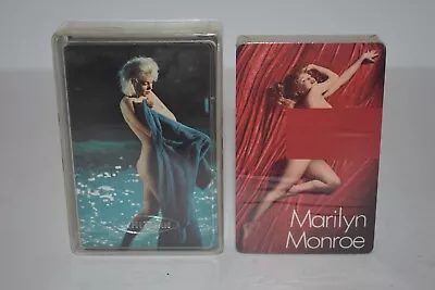 2 Decks Marilyn Monroe Playing Cards - Vintage - One Sealed Pin Up & By The Pool • $25.46