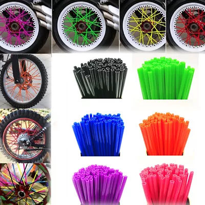 36pcs Motorcycle Motocross Wheel Spoke Cover Wrap Kit Skin For Dirt Bike BMW • $12.09