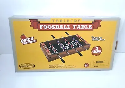 Barrington Tabletop Foosball Table 16 Mini Foosball Family Sports Game NEW  • $22.50