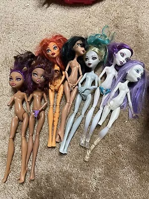 Monster High Doll Lot 7 Dolls And Accessories TLC • $20